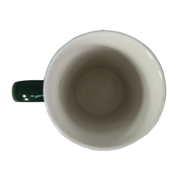 Starbucks Christmas Mug Green 16fl Oz Mermaid Logo Round Trees Holiday 2020 Tall - Picture 7 of 10
